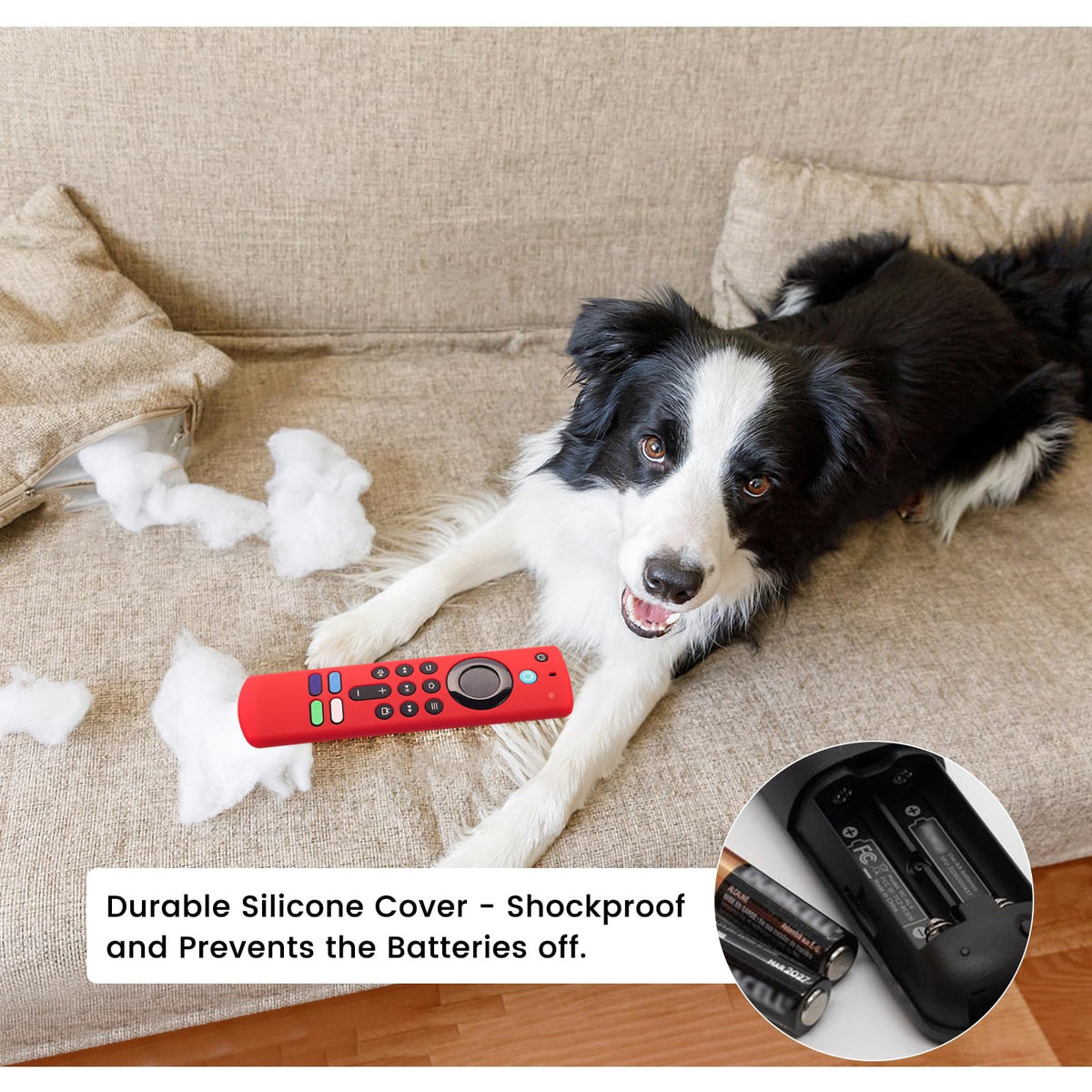 Blue & Red Remote Cover 2-Pack B7303