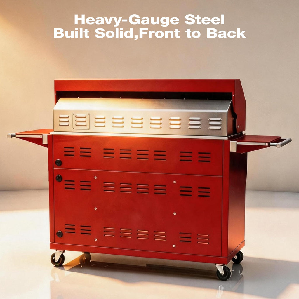 49" 304 Stainless Steel Gas Grill 4 Burner 99,000 BTU I936