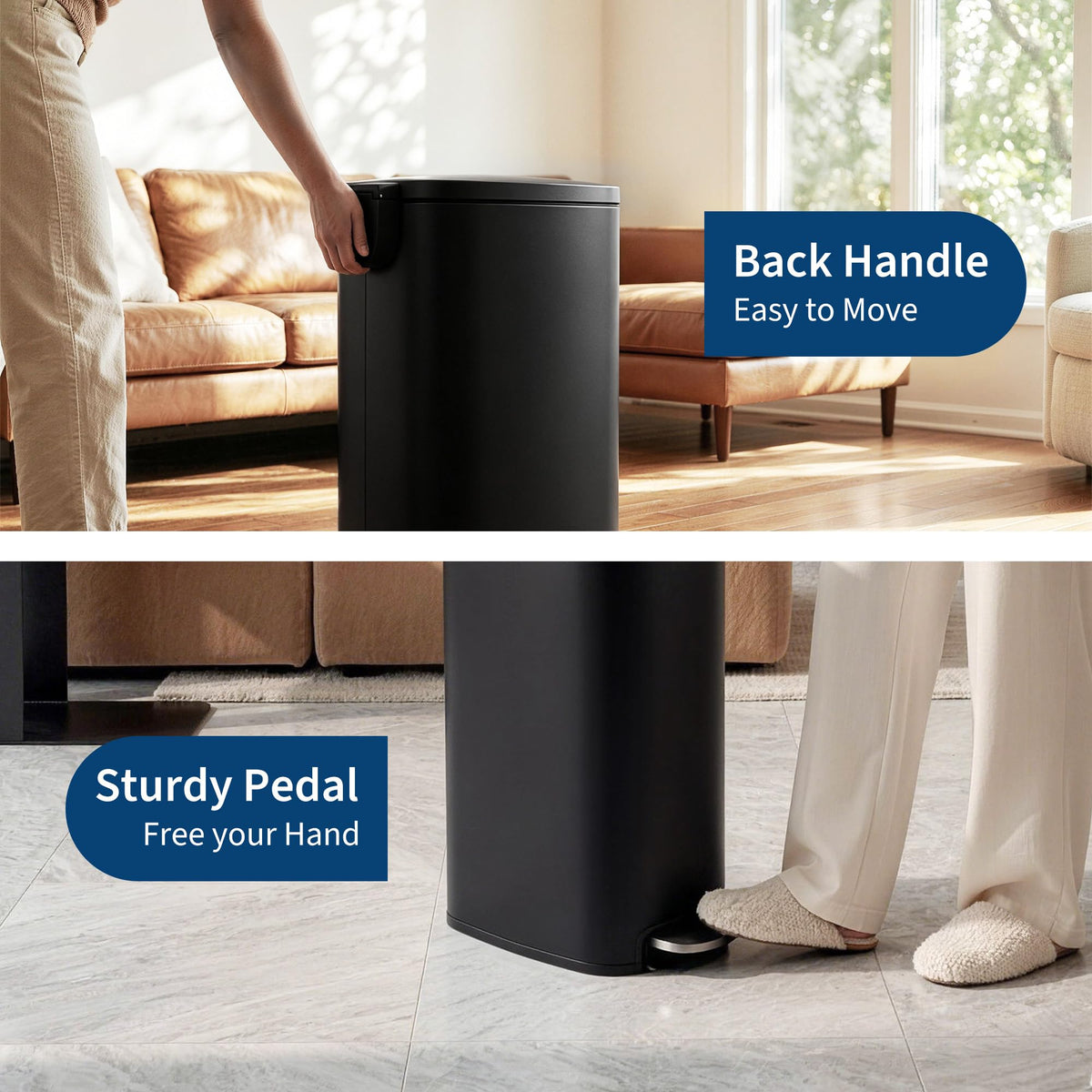 50 Liter Stainless Steel Step Trash Can H406032
