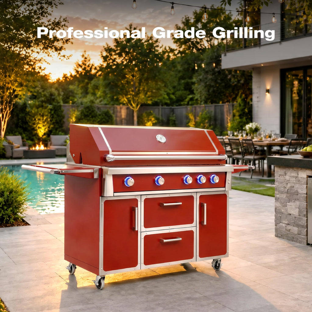 49" 304 Stainless Steel Gas Grill 4 Burner 99,000 BTU I936