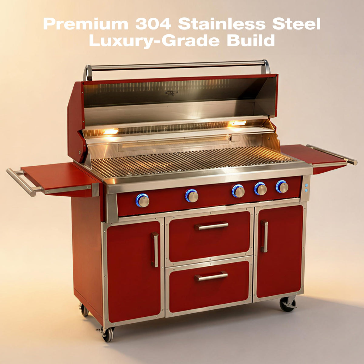 49" 304 Stainless Steel Gas Grill 4 Burner 99,000 BTU I936
