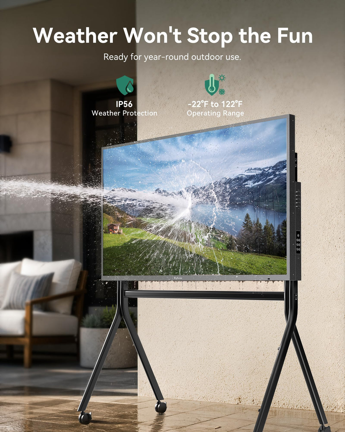 55 inch Smart Waterproof 4K UHD Outdoor TV C580667