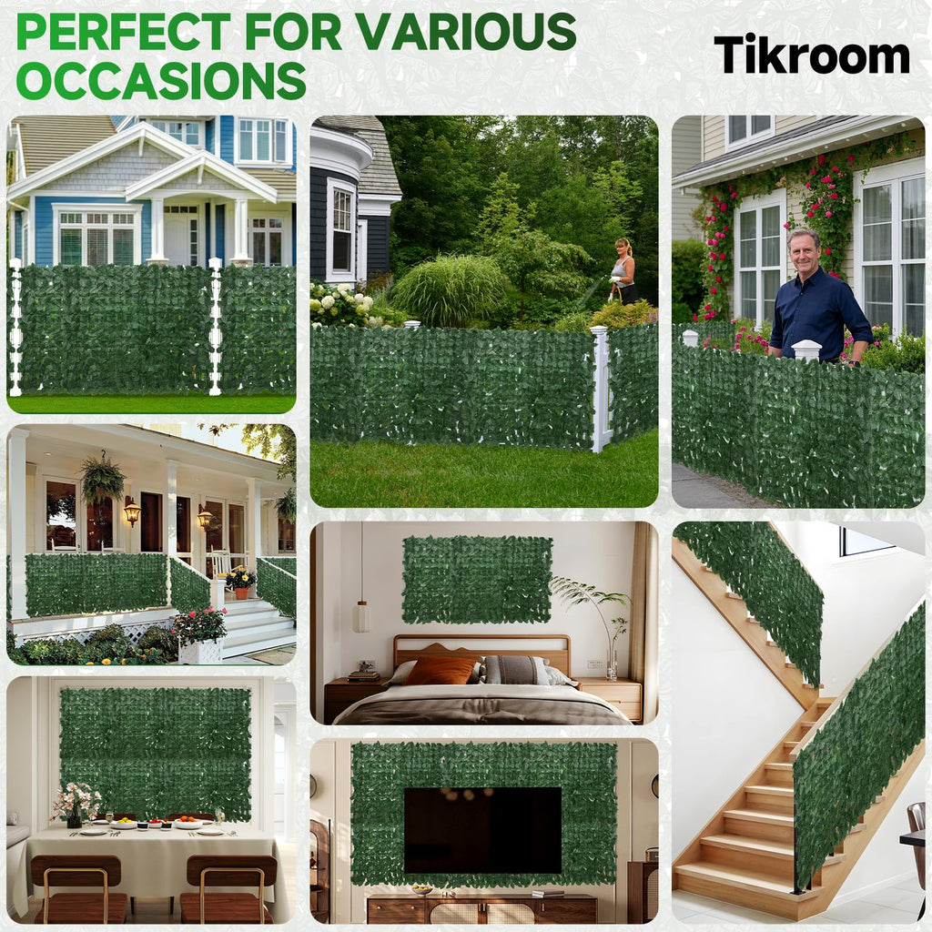 Artificial Ivy Privacy Fence Screen W2672