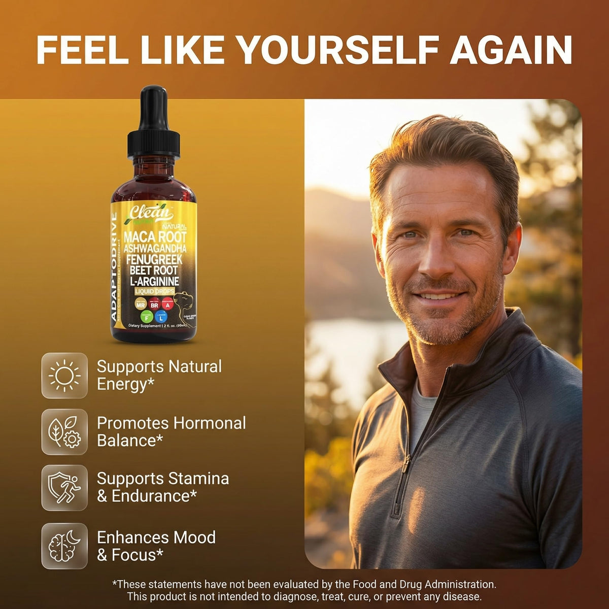 Organic Maca Root Liquid Drops with Ashwagandha and Fenugreek P948