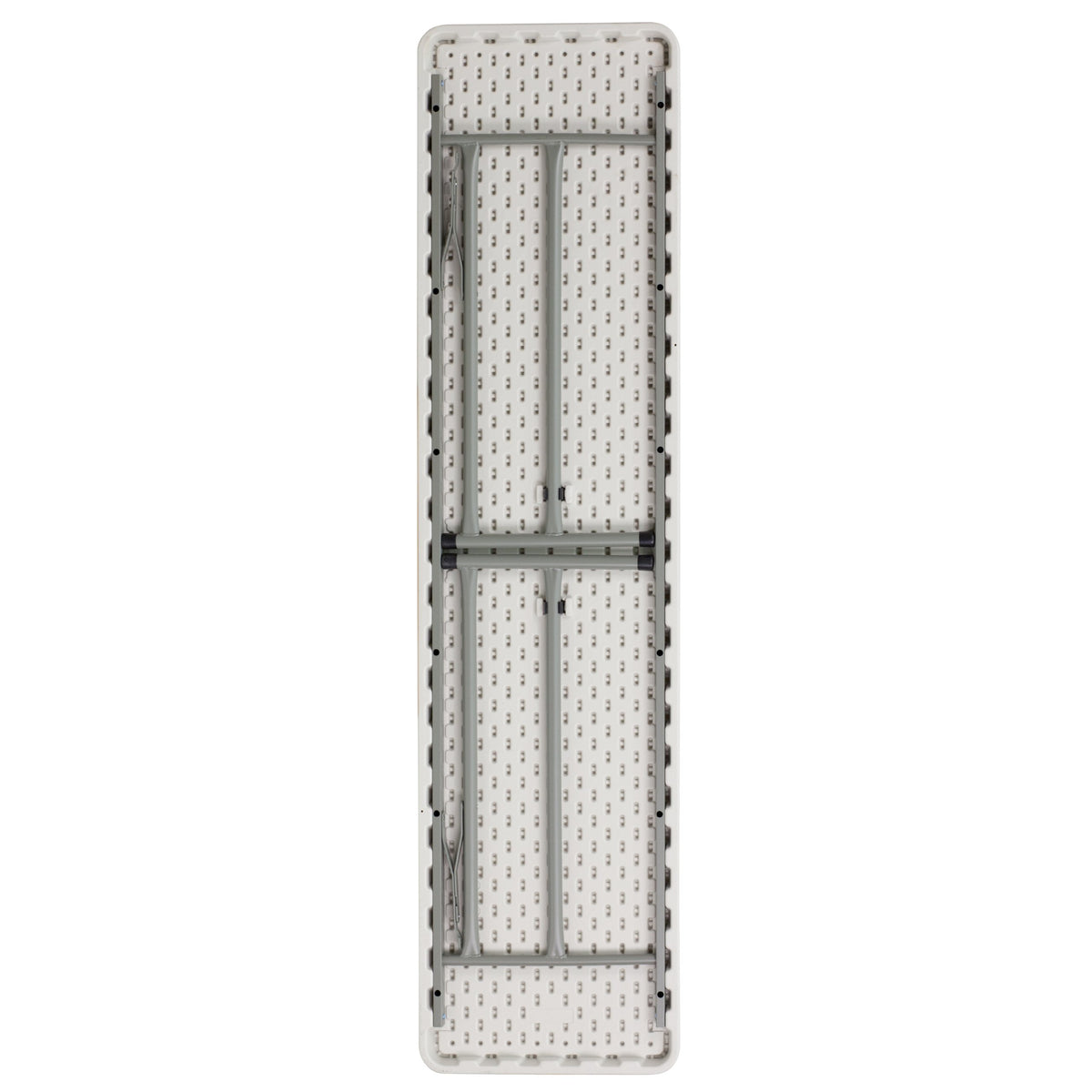 10 Pack 6-Foot Granite White Plastic Folding Table L5783