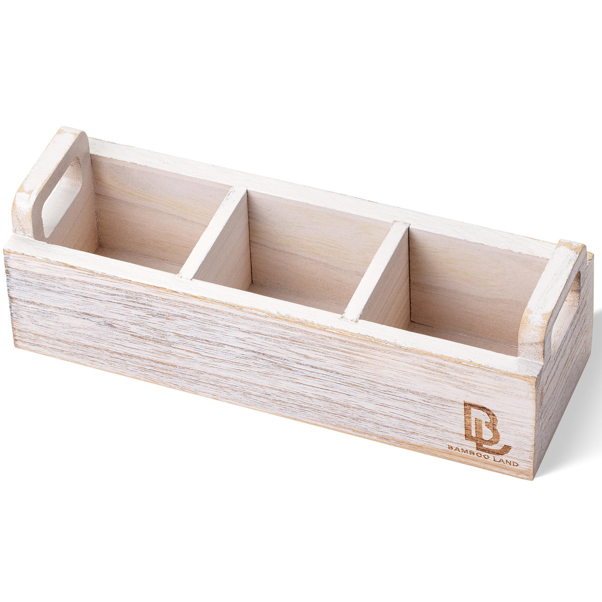 Wooden 3 Slot Tea Bag Organizer U47710