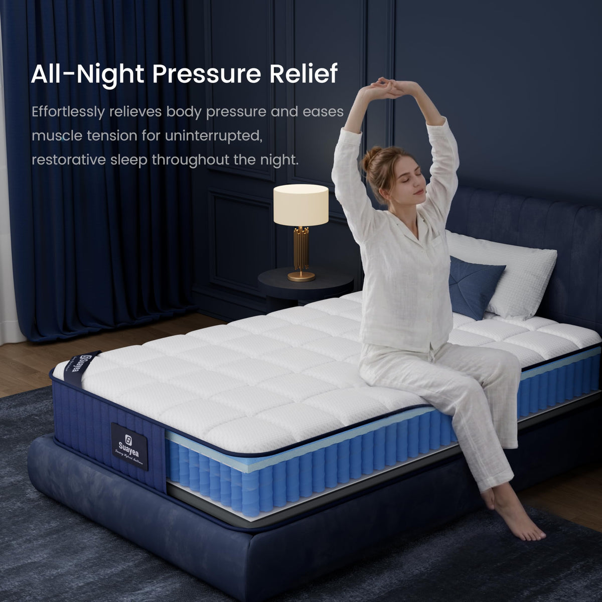 8 inch Hybrid Memory Foam Full Mattress J49522